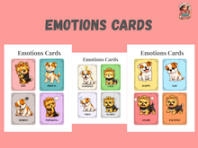 Load image into Gallery viewer, Emotions Matching Game for Kids | SEL Feelings Cards &amp; Activities | Ages 3–8
