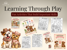Load image into Gallery viewer, Kids Activity &amp; Coloring Pack | 4 Magical Worlds | Hidden Objects, Counting &amp; Find Activities
