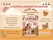 Load image into Gallery viewer, I'm Big Now! Kids Activity Book Ages 5–7 | Logic, Puzzles, Matching &amp; Learning Activities
