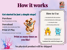Load image into Gallery viewer, ABC Flashcards A–Z | Uppercase &amp; Lowercase Alphabet Cards | Preschool Printable Ages 3–6
