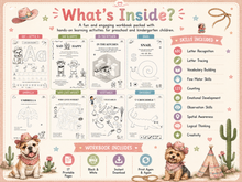 Load image into Gallery viewer, Kindergarten Activity Workbook | 14 Fun Preschool Learning Activities | Ages 3–6
