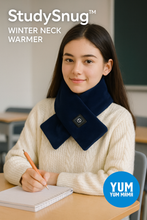 Load image into Gallery viewer, StudySnug™ Heated Neck Warmer — Stay Warm in Cold Classrooms, Buses &amp; Study Spaces
