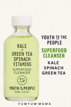 Load image into Gallery viewer, Youth To The People Superfood Cleanser – Kale + Green Tea Spinach Vitamins (59ml / 2oz) | Vegan Face Wash UK
