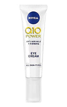 Load image into Gallery viewer, NIVEA Q10 Power Anti-Ageing Eye Cream with Anti-Wrinkle Firming Power (15 ml), Eye Cream for Lines and Wrinkles and Dark Circles, Powerful Under Eye Cream
