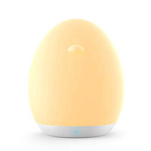 LED Baby Night Light for Kids, PREKIAR 1800mAh Portable USB Rechargeable Bedside Table Lamp, Touch 7 Color RGB Gradient 256C, 1Hr Timer, Memory Function, Lights for Bedroom Children's Baby Gifts