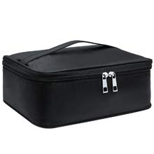Load image into Gallery viewer, Travel Makeup Bag Large Cosmetic Bag Make up Case Organizer for Women and Girls (Black)
