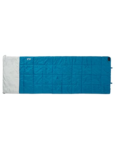 Jack Wolfskin 4 In 1 + 5 Synthetic Fibre Sleeping Bag, Dark Turquoise, Size: 36 x 21 x 21 cm, Liter