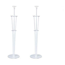 Load image into Gallery viewer, 4 Sets Table Balloon Stand Kit Balloon Holders for Tables Balloon Cups and Sticks Balloon Stick Floor Stand Table Balloon Stick Holder Table Decorations for Birthday Party Decorations
