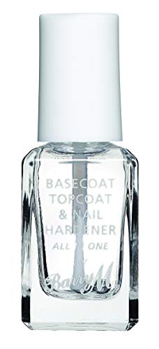 Barry M Nail Paint, 54 , 3 In 1 Base Coat, Top Coat, Nail Hardener All in One, Clear