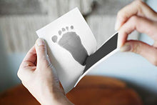 Load image into Gallery viewer, Pearhead Newborn Baby Handprint or Footprint “Clean-Touch” Ink Pad Set of Two, Black
