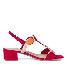 Load image into Gallery viewer, Marco Tozzi Women's 2-2-28230-28 Heeled Sandal, Red Comb, 6 UK
