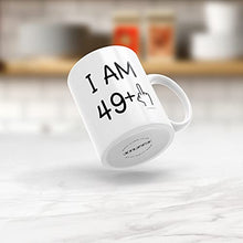Load image into Gallery viewer, Stuff4-50th Birthday Gifts for Women Men, Novelty Mug Middle Finger, Funny Gifts, Perfect Birthday Present, Funny Mugs for Women Men, 11oz White Ceramic Dishwasher Safe, One Size
