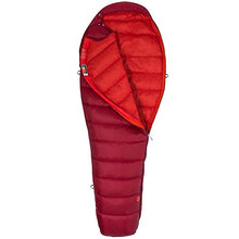 Load image into Gallery viewer, Ma1Px|#Marmot Micron 40 Down Mummy Sleeping Bag, 650 Goose Down Filling, Very Light And Warm Sleeping Bag - Sienna Red/Tomato, 183 cm
