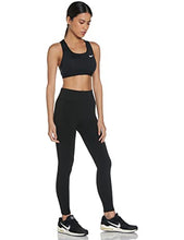Load image into Gallery viewer, NIKE Med Band Bra Non Pad Sports Bra - Black/(White), M
