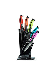 Load image into Gallery viewer, Kitchen Knife Block Set with Colour Coding - 6 Piece Coloured Knives Set - by Nouva
