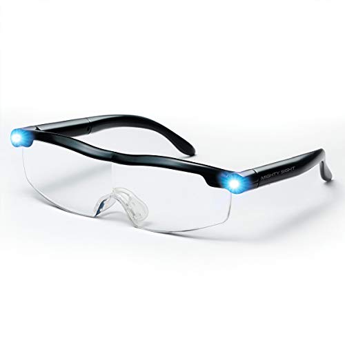Mighty Sight - Wearable, magnifying eyewear with built in lights