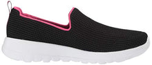 Load image into Gallery viewer, Skechers Women's Go Walk Joy-Centerpiece Slip On Trainers, Black (Black Hot Pink BKHP), 6 UK
