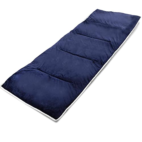 REDCAMP XL Mattress for Camping Bed, 190x75cm Soft Comfortable Cotton Thick Sleeping Mattress Pad, Blue