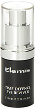 Load image into Gallery viewer, ELEMIS Time Defence Eye Reviver, Lightweight Anti-Wrinkle Eye Cream, Men's Eye Cream to Revitalise, Moisturise and Firm, Eye Cream for Wrinkles and Added Hydration, 15ml
