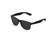Load image into Gallery viewer, Komonee Black Drifter Sunglasses Classic Style Retro Sun Shades Eye Glasses UV400 Protection Unisex For Men Women Golf Cycling Sports Fishing Travel
