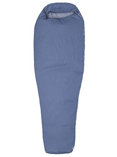 Marmot Nanowave 55 Mummy Sleeping Bag, Ultra Light Summer Sleeping Bag, Ideal for Camping And Trekking - Steel Onyx, 183 cm