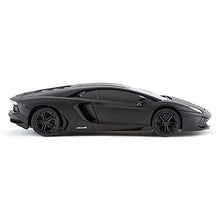 Load image into Gallery viewer, Lamborghini Aventador Official Licensed Remote Control Car with Working Lights, Radio Controlled On Road RC Car 1:24 Scale, 2.4Ghz Matte Black, Great Toys for Boys and Girls
