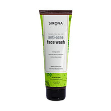 Load image into Gallery viewer, Sirona Anti Acne Face Wash for Men &amp; Women – 4.2 Fl Oz with Neem, Green Tea, Tea Tree Oil &amp; Aloe Vera | for Unclogs pores, Reduces sebum production &amp; Calms inflammation
