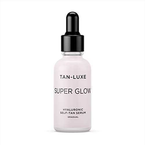Tan Luxe SUPER GLOW Self Tan Serum, (30 ml) Daily Gradual Fake Tanning Skincare, Cruelty Free & Vegan