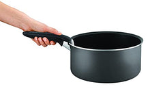 Load image into Gallery viewer, Tefal Ingenio Essential Non-Stick Pots and Pans Set, 7-Piece, Saucepan Set, Compatible with all Hobs Excluding Induction, Black, with Red or Black Button, L2009042
