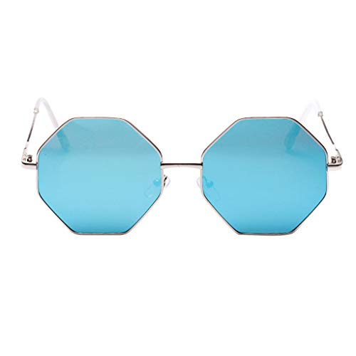 Retro Men's Women's Sunglasses Summer Fashion Sunglasses Adult Sunglasses Mirrored Sunglasses for Party Lightweight UV400 Protection Glasses Straps