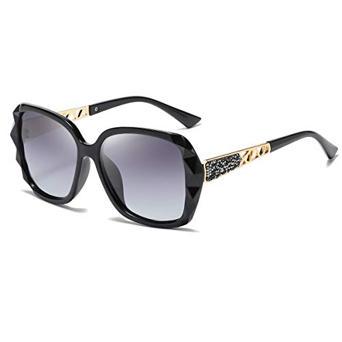 Oversized Polarized Sunglasses for Women Trendy Classic Ladies Sun Glasses UV400 Protection