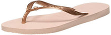 Load image into Gallery viewer, Havaianas SLIM CRYSTAL GLAMOUR SW, BALLET ROSE, UK 6/7
