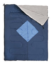 Load image into Gallery viewer, Out There! Double Envelope Sleeping Bag Lightweight Polyester Adult Sleeping Bag 2 Season Sleeping Bag
