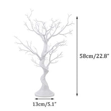 Load image into Gallery viewer, Sziqiqi White Twig Tree Wedding Easter Centrepieces for Tables Decoration, Artificial Easter Tree for Centerpiece for Weddings Christmas Easter Birthday Party Tabletop Decoration, 58cm Height
