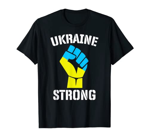 Awesome Support Ukraine Strong Pride - Ukraine T-Shirt