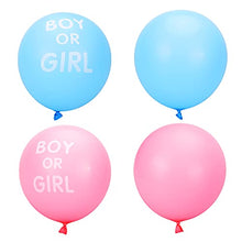 Load image into Gallery viewer, Jomnvo 24 PCS Boy or Girl Latex Balloons 12 Inch Pink Blue Balloons Gender Reveal Balloons for Baby Shower Gender Reveal Decoration (24)
