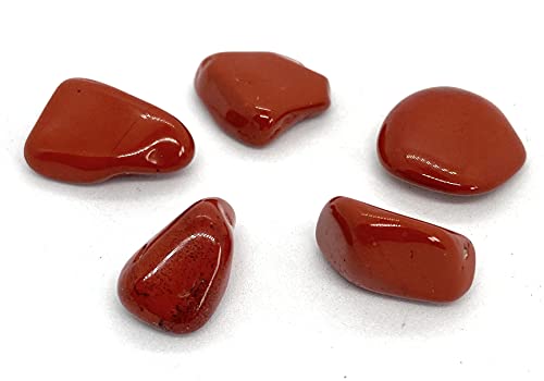 Red Jasper Crystal Small Tumbled Stones - 5 Pc