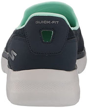 Load image into Gallery viewer, Skechers Women's GO Walk 6 Big Splash Sneaker, Navy Textile/Turquoise Trim, 6 UK
