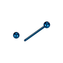 Load image into Gallery viewer, VCMART 7 Pieces Titanium Anodized Surgical Steel Tongue Bars Nipple Ring Body Piercing (16mm)
