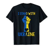 Load image into Gallery viewer, Support Ukraine Ukrainian Flag - I Stand With Ukraine T-Shirt
