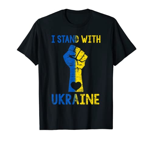 Support Ukraine Ukrainian Flag - I Stand With Ukraine T-Shirt
