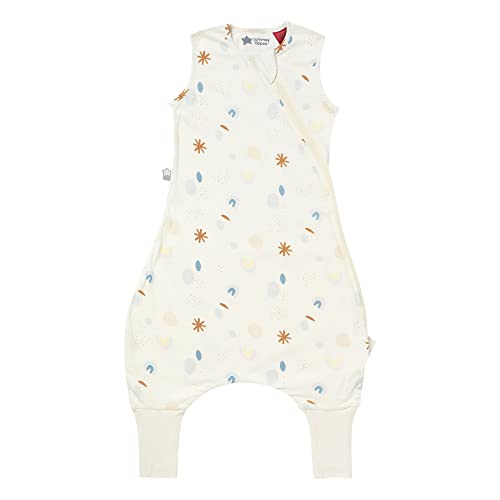 Tommee Tippee Baby Sleep Bag with Legs, 18-36m, 1.0 TOG, The Original Grobag Steppeebag, Baby Romper Suit, Hip-Healthy Design, Soft Cotton-Rich Fabric, Abstract Rainbow