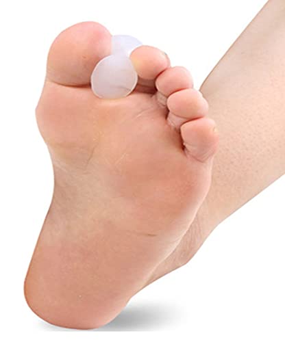 Pedimend Silicone Gel Toe Separator (1PAIR) - Toe Spacer for Bunion - Bunion Straightener - Toe Separator for Overlapping Toes - Big Toe Alignment - Hallax Valgus Corrector - Unisex - Foot Care
