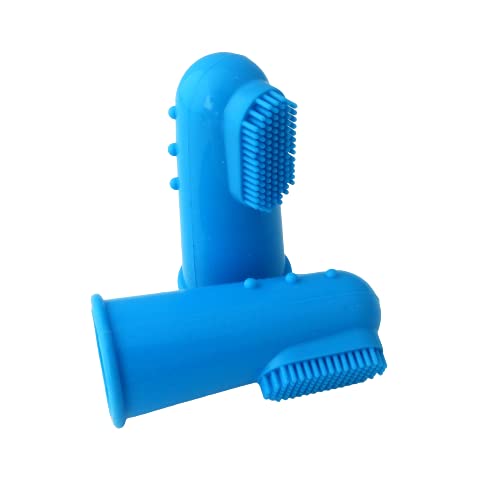 Happy Furry Pet | Cat Dog Silicone Finger Toothbrush & Storage Case