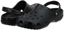 Load image into Gallery viewer, Crocs Unisex's Classic Printed Floral Clog, Black, 10 UK Men/11 UK Women

