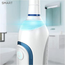 Load image into Gallery viewer, Oral-B Smart 7 Electric Toothbrush with Smart Pressure Sensor, App Connected Handle, 3 Toothbrush Heads &amp; Travel Case, 5 Mode Display with Teeth Whitening, Gift Set, 2 Pin UK Plug, 6000N/7000N, Blue
