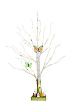 Load image into Gallery viewer, EAMBRITE White Twig Tree Lights Easter Tree with Bunnies Easter Decorations Gift for Kids (2ft/60cm)
