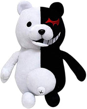 Load image into Gallery viewer, Monokuma Plush Toy Black and White Bear Stuffed Animal Anime Cosplay Plush 10 Inch
