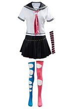 Load image into Gallery viewer, helymore Women Halloween Carnival Anime Cosplay Mioda Ibuki Costume Sailor Costume Japanese School Uniform, XS White
