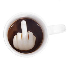 Load image into Gallery viewer, Up Yours Mug Finger Funny Ceramic Cup - Hilarious Novelty Rude Gift for That Special Someone!
